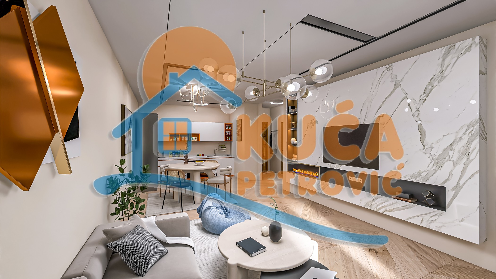 Dvosoban stan, 52.67 m2, Jagodin Mala, 2. proleterske brigade ID: p-014779 11