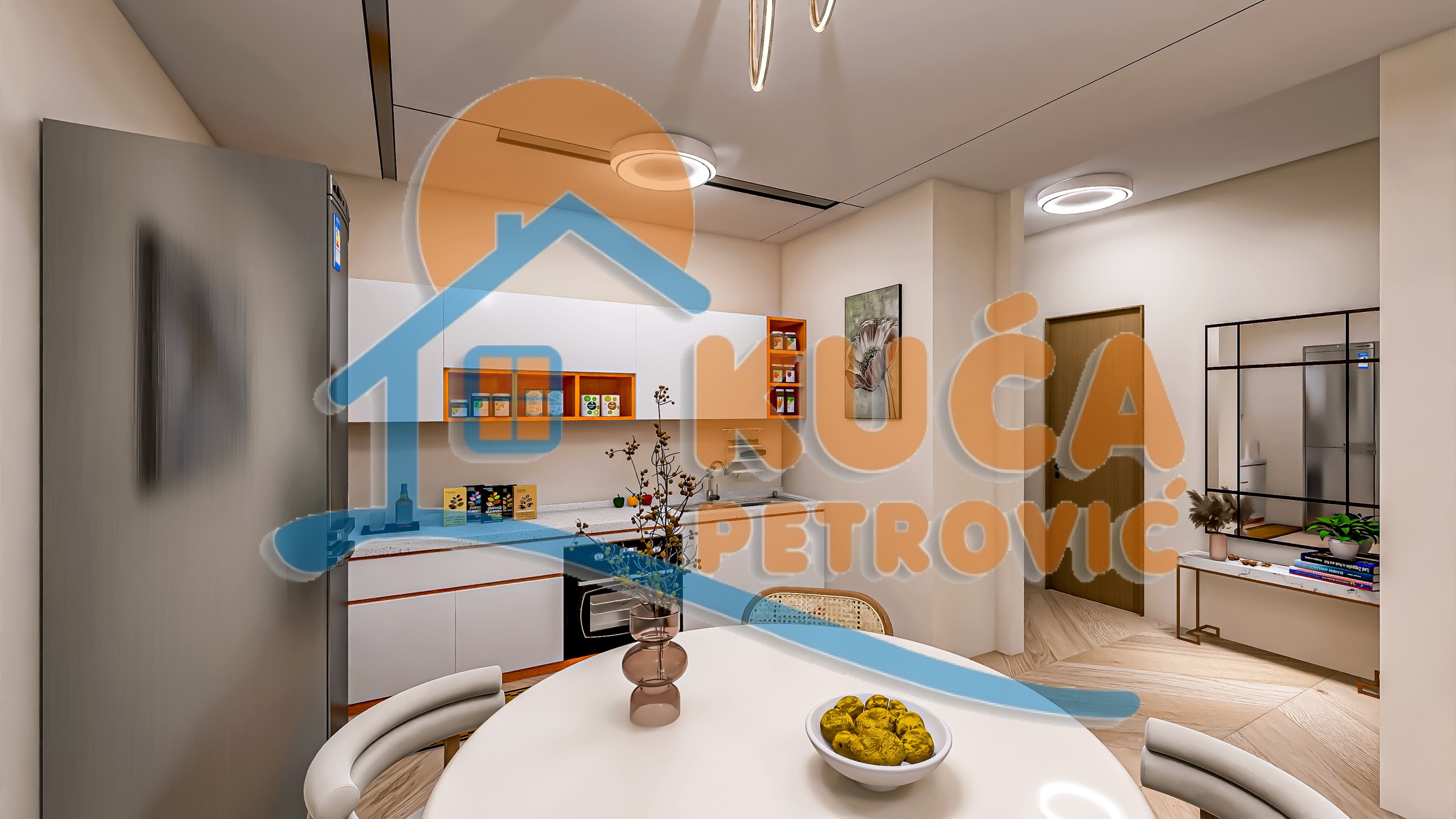 Dvosoban stan, 52.67 m2, Jagodin Mala, 2. proleterske brigade ID: p-014779 12