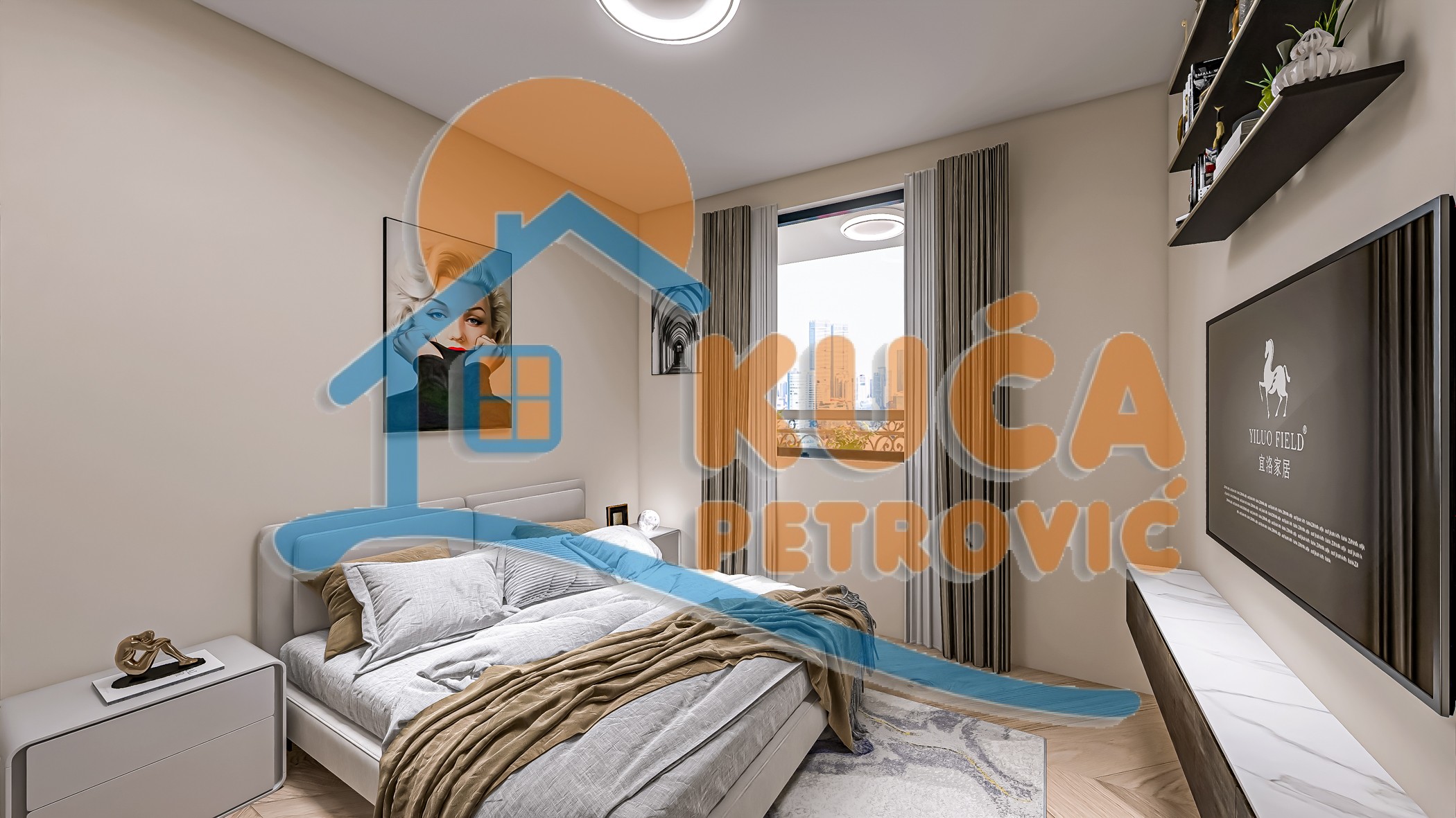 Dvosoban stan, 52.67 m2, Jagodin Mala, 2. proleterske brigade ID: p-014779 14