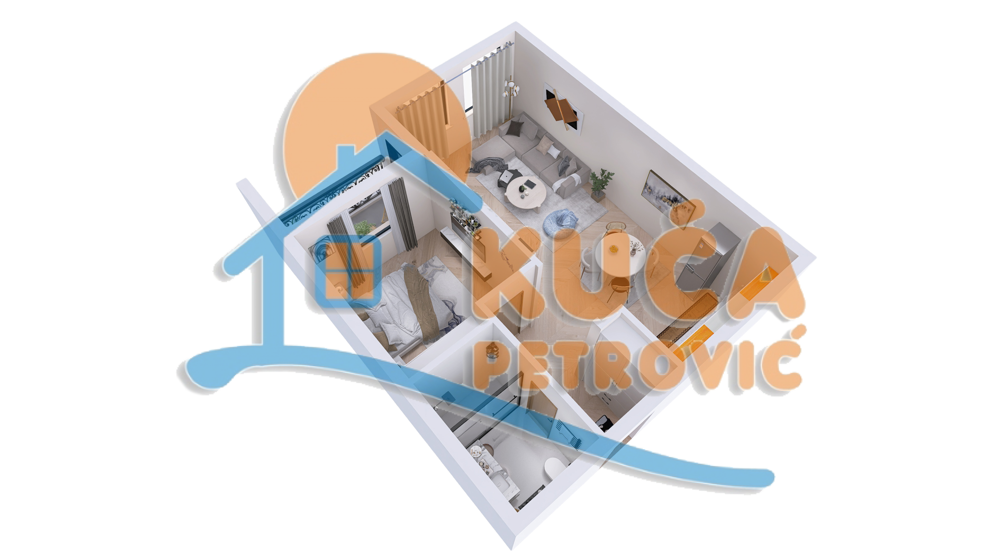 Dvosoban stan, 52.67 m2, Jagodin Mala, 2. proleterske brigade ID: p-014779 6