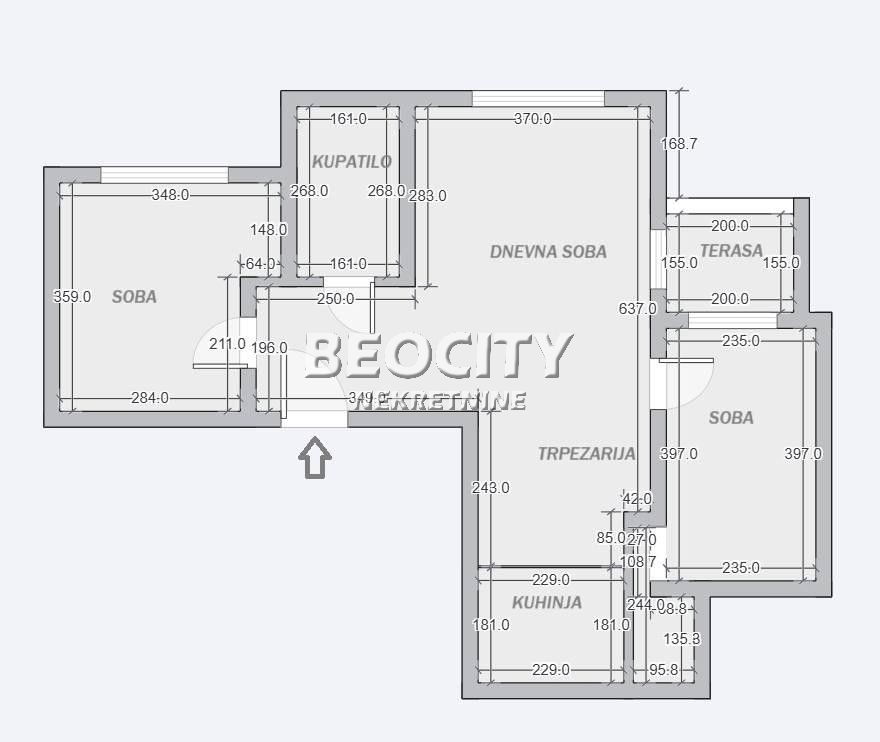 Trosoban stan, 61 m2, Šumice, Ustanička ID: 124180 16