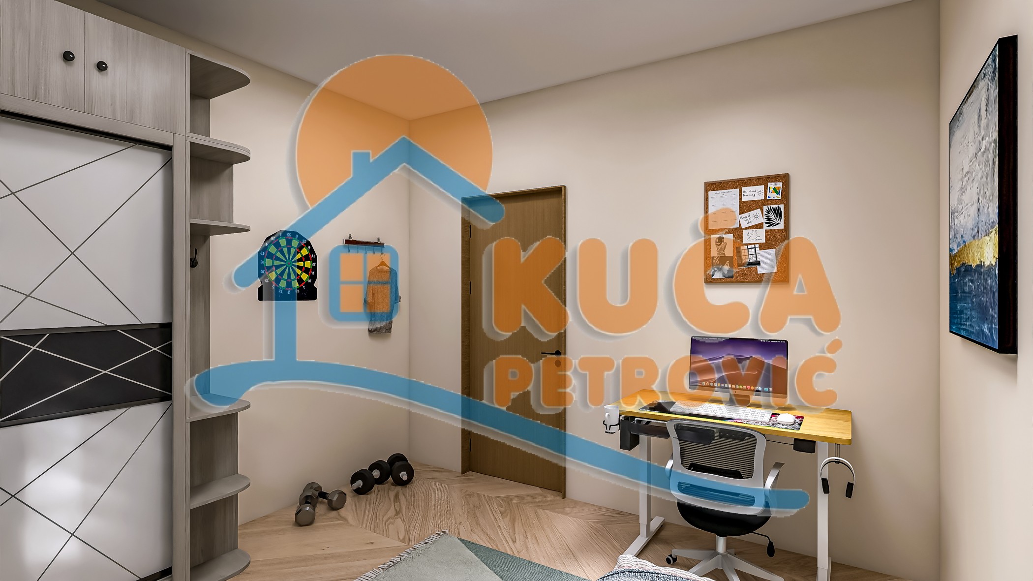 Trosoban stan, 78.47 m2, Jagodin Mala, 2. proleterske brigade ID: p-014782 10