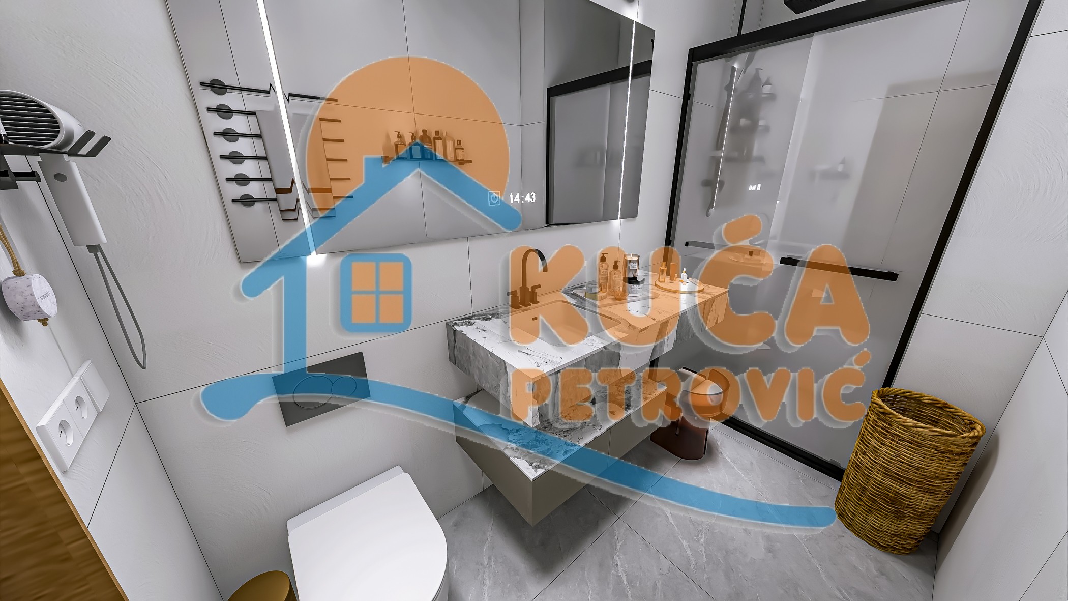 Trosoban stan, 78.47 m2, Jagodin Mala, 2. proleterske brigade ID: p-014782 12