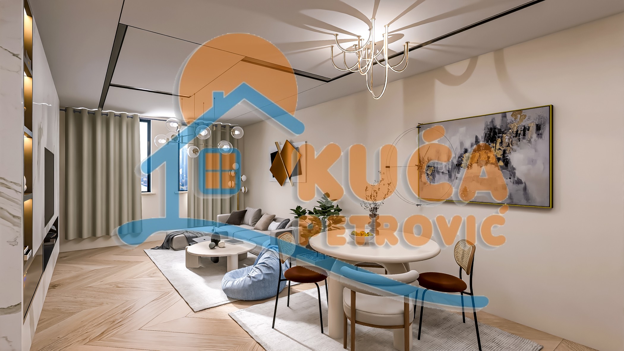 Trosoban stan, 78.47 m2, Jagodin Mala, 2. proleterske brigade ID: p-014782 4