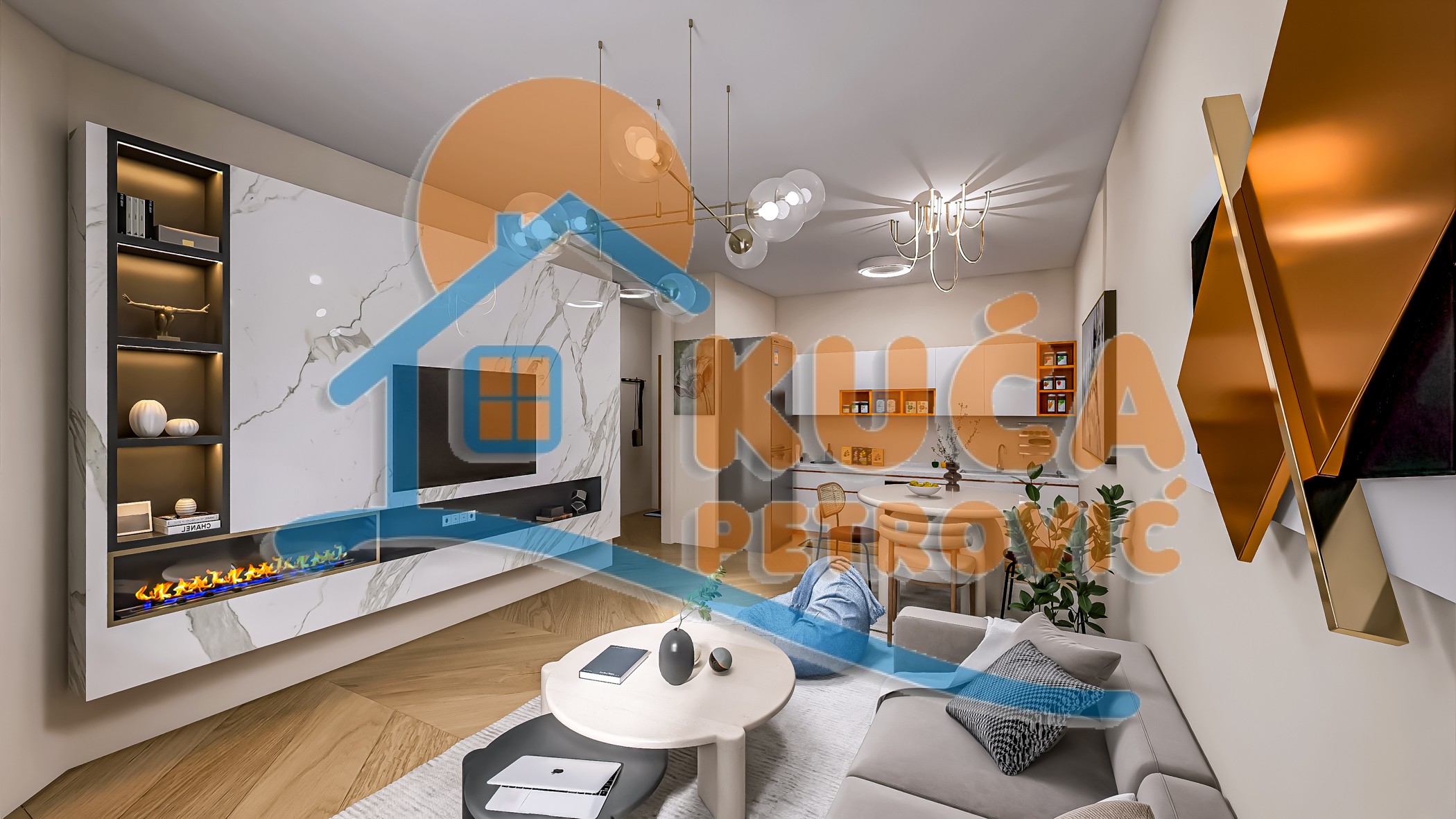 Dvosoban stan, 44.53 m2, Jagodin Mala, 2. proleterske brigade ID: p-014792 4