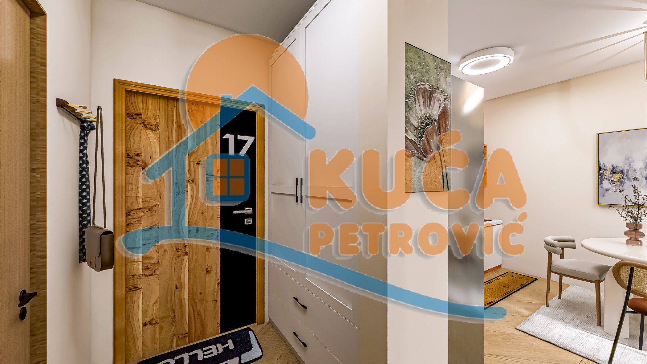 Dvosoban stan, 44.53 m2, Jagodin Mala, 2. proleterske brigade ID: p-014792 6