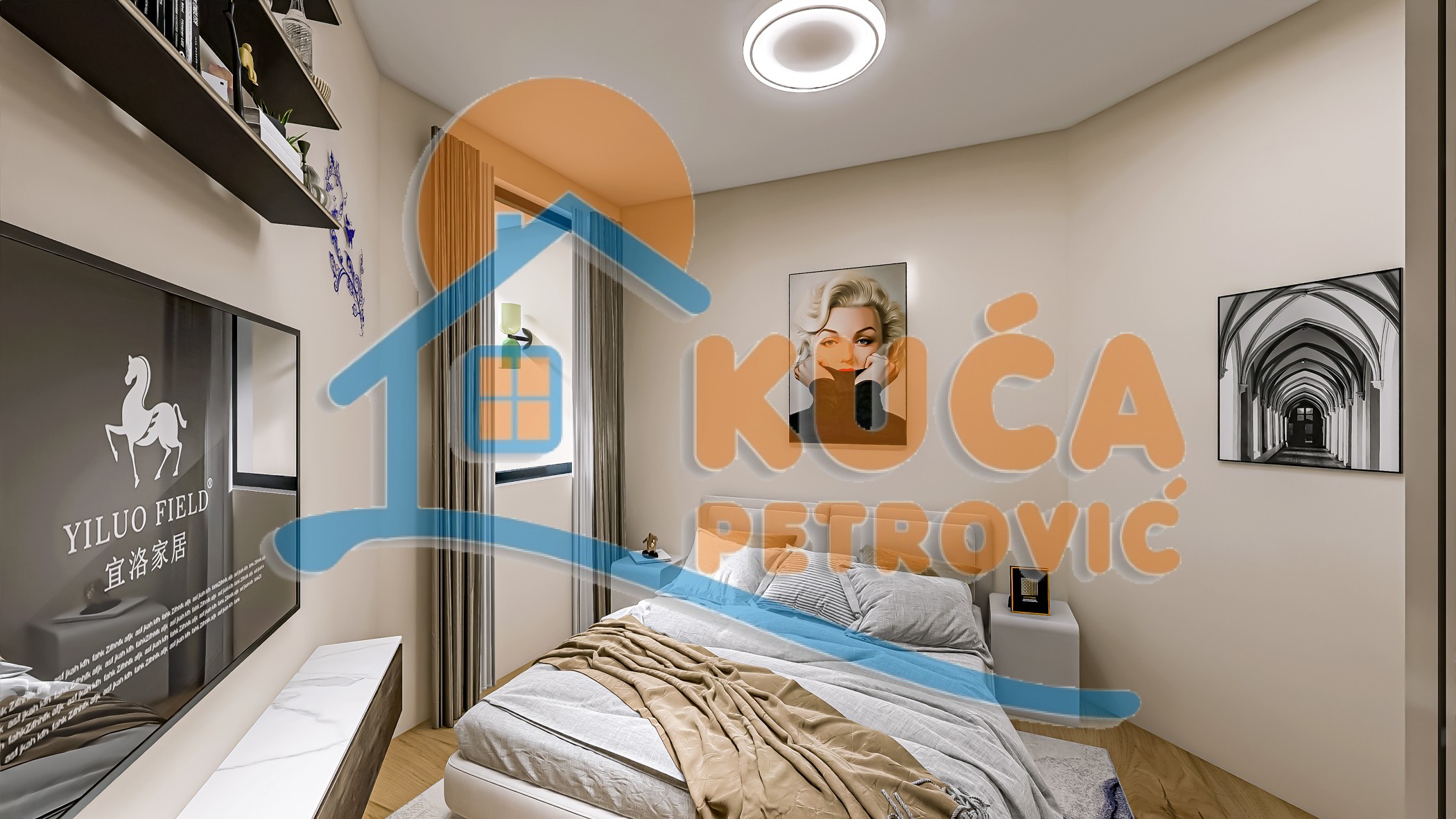 Dvosoban stan, 44.53 m2, Jagodin Mala, 2. proleterske brigade ID: p-014792 7