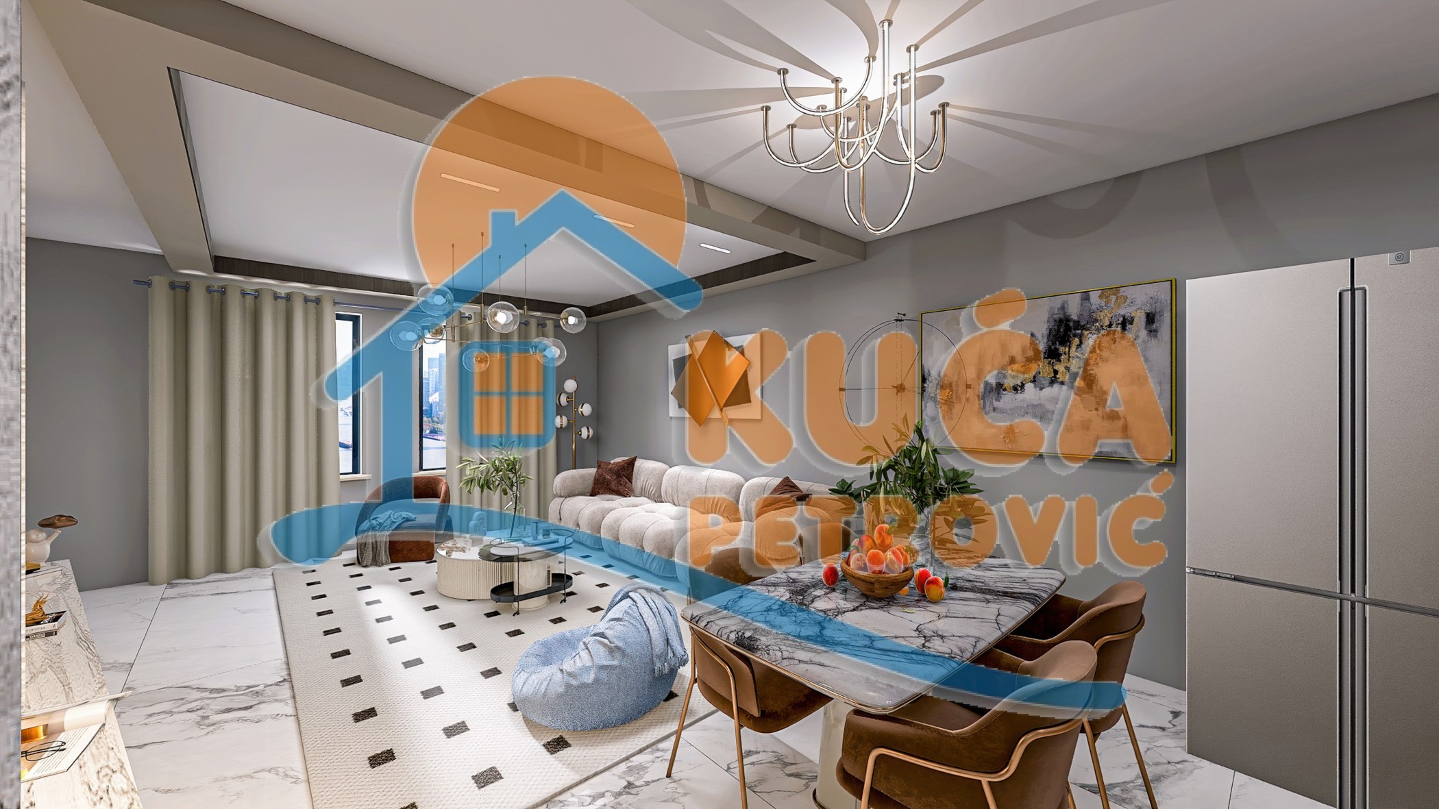 Dvosoban stan, 53.23 m2, Jagodin Mala, 2. proleterske brigade ID: p-014791 4