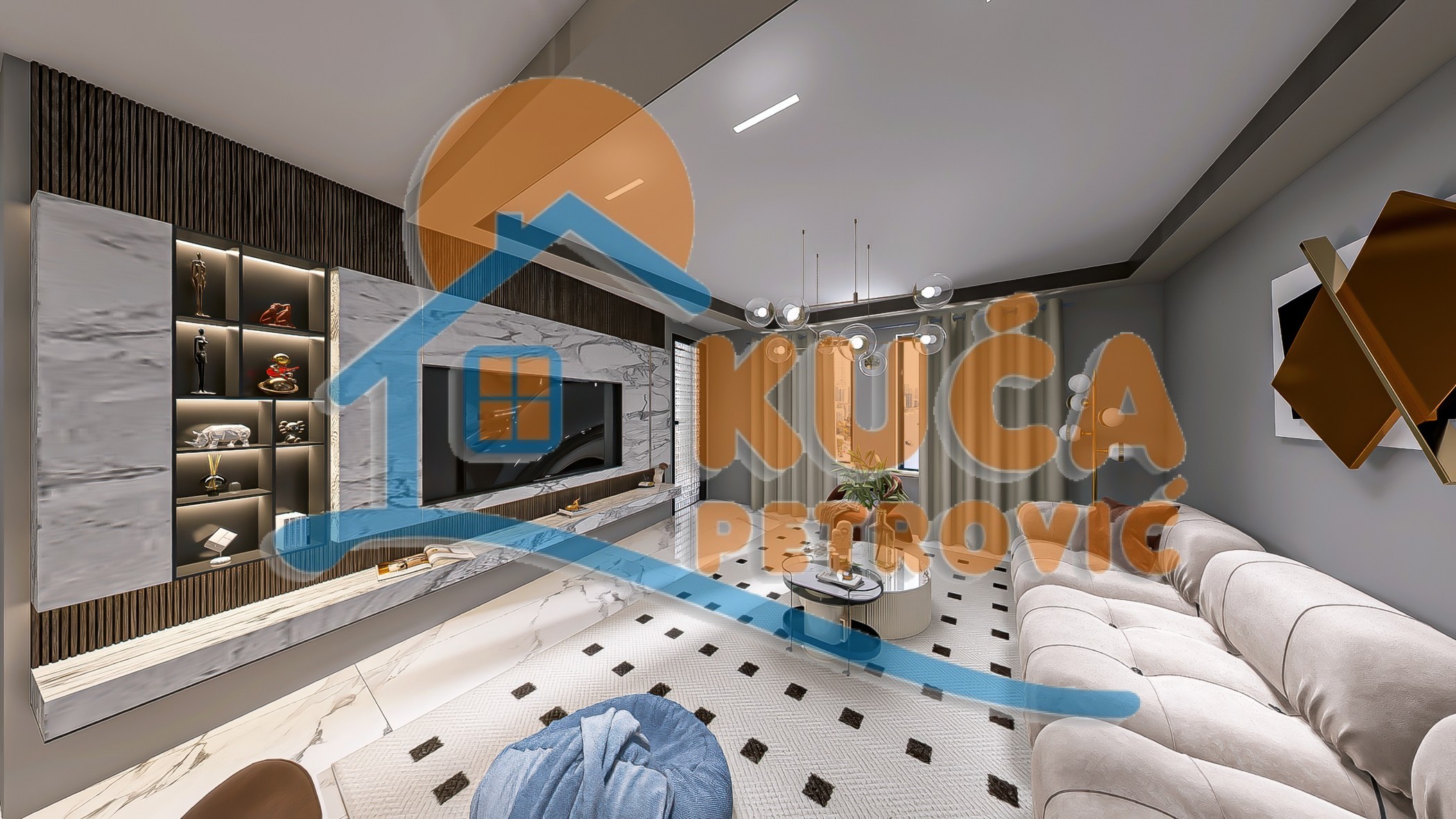 Dvosoban stan, 53.23 m2, Jagodin Mala, 2. proleterske brigade ID: p-014791 5