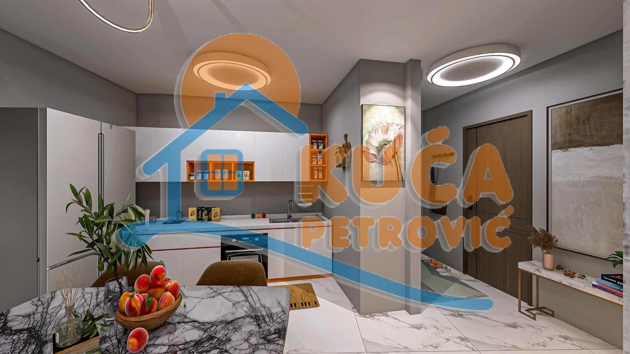 Dvosoban stan, 53.23 m2, Jagodin Mala, 2. proleterske brigade ID: p-014791 7