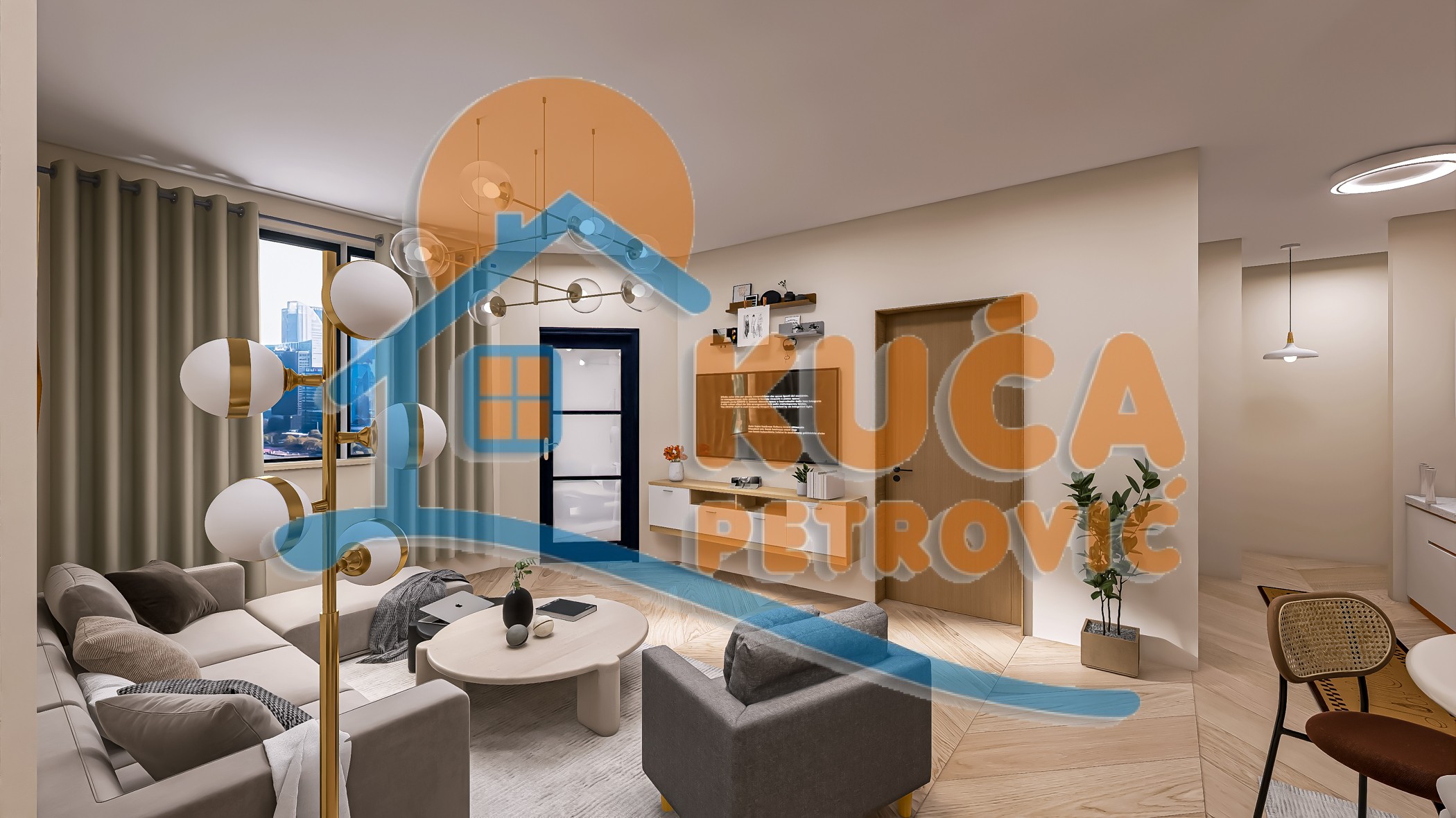 Trosoban stan, 64.98 m2, Jagodin Mala, 2. proleterske brigade ID: p-014789 4