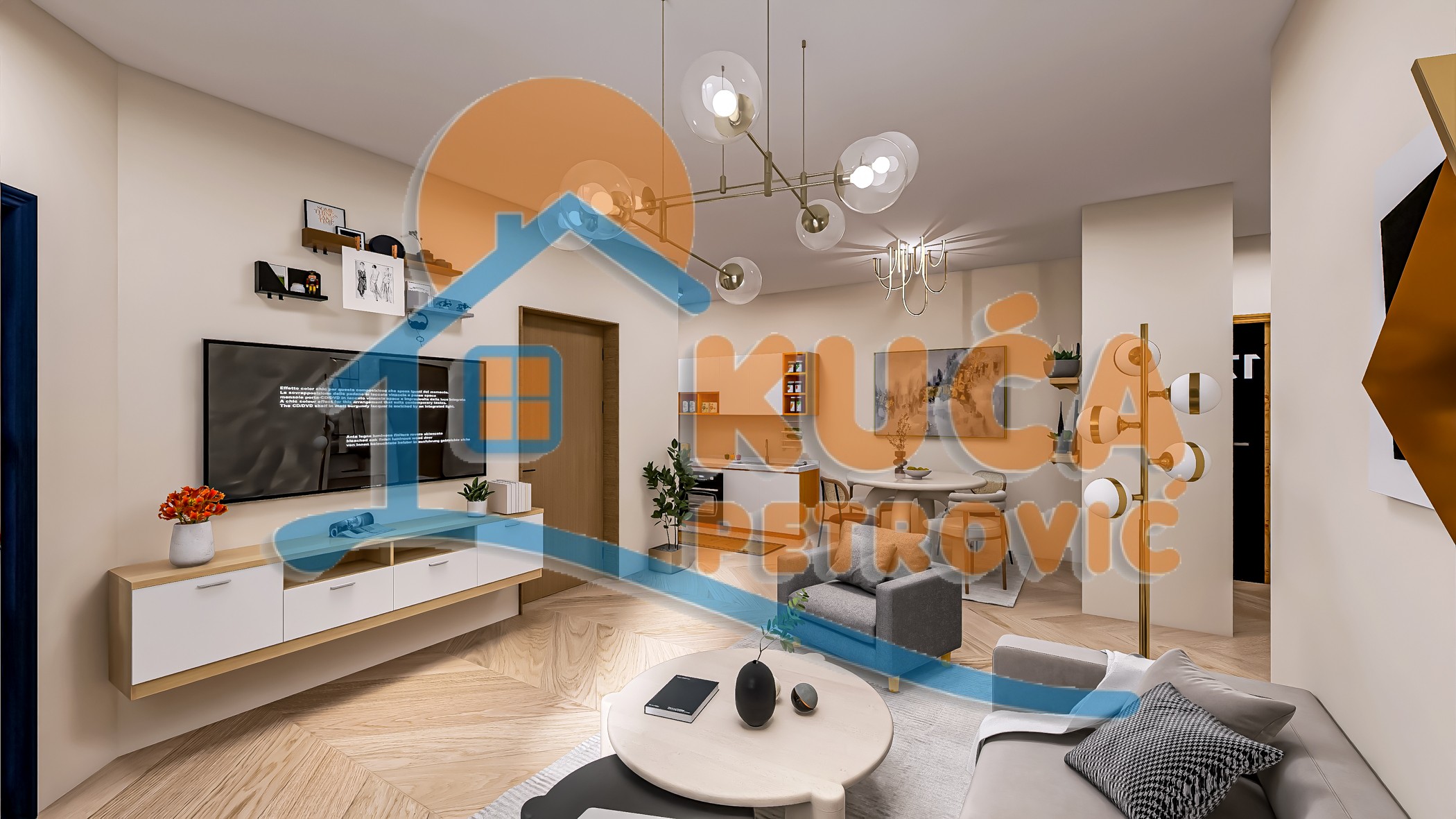 Trosoban stan, 64.98 m2, Jagodin Mala, 2. proleterske brigade ID: p-014789 5