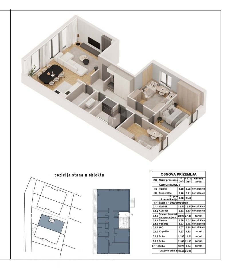 Stan,SREMSKA KAMENICA,SREMSKA KAMENICA,kv: 97, € 226600, ID: 1019259 7
