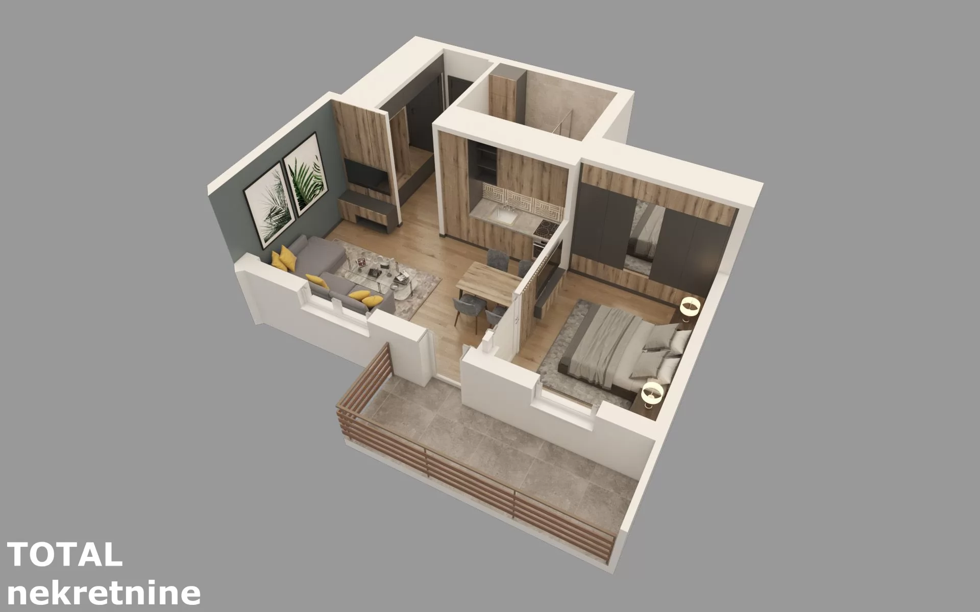 Stan,KOPAONIK,VIKEND NASELJE,kv: 42.00, € 83930, ID: 1098591 1