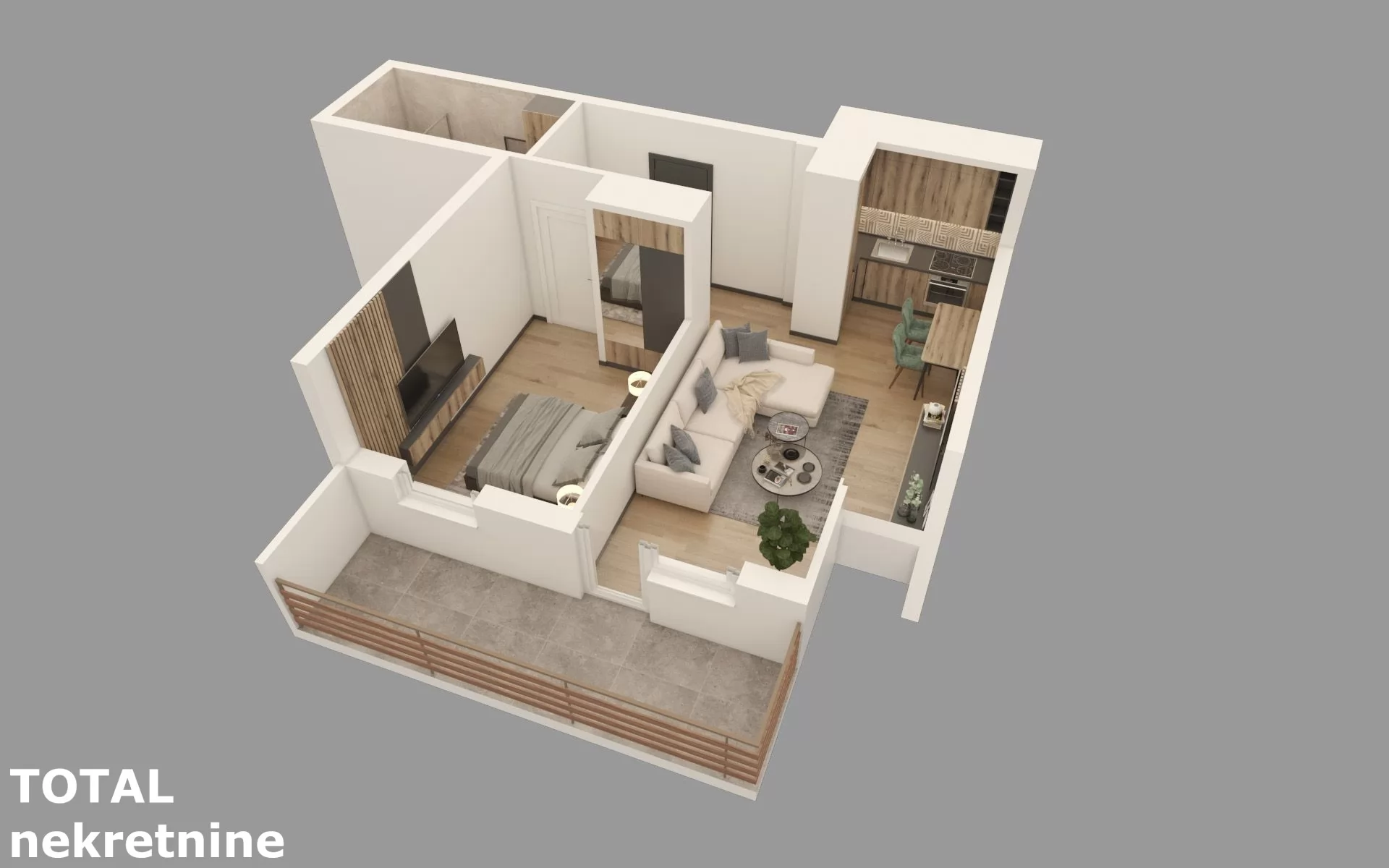 Stan,KOPAONIK,VIKEND NASELJE,kv: 47.00, € 92690, ID: 1098596 1