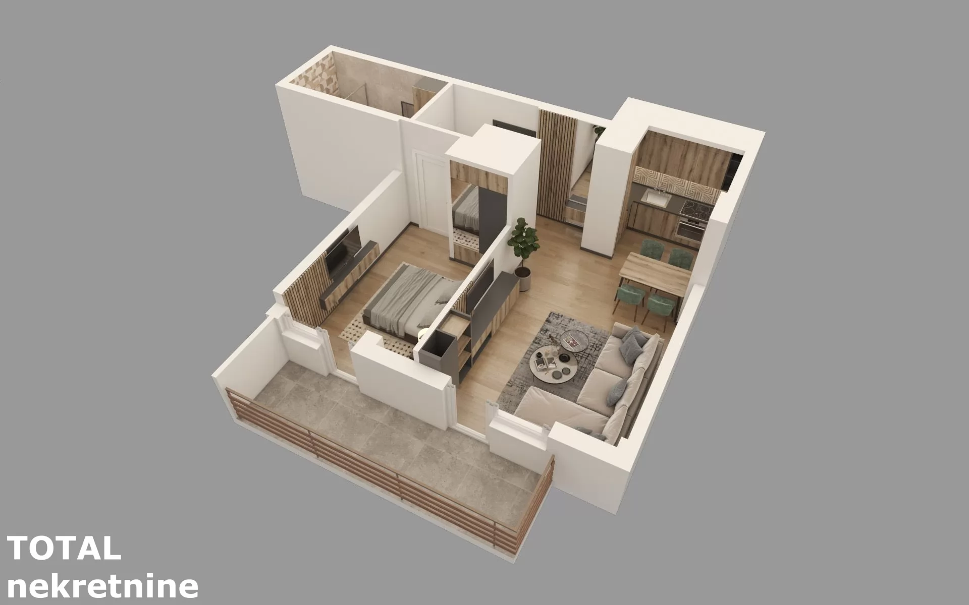 Stan,KOPAONIK,VIKEND NASELJE,kv: 48.00, € 105230, ID: 1098590 1