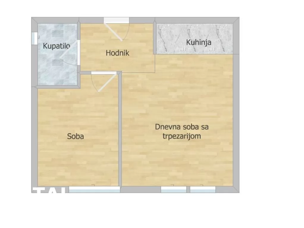 Stan,NOVI SAD,ADICE,kv: 31.00, € 55800, ID: 1100851 1