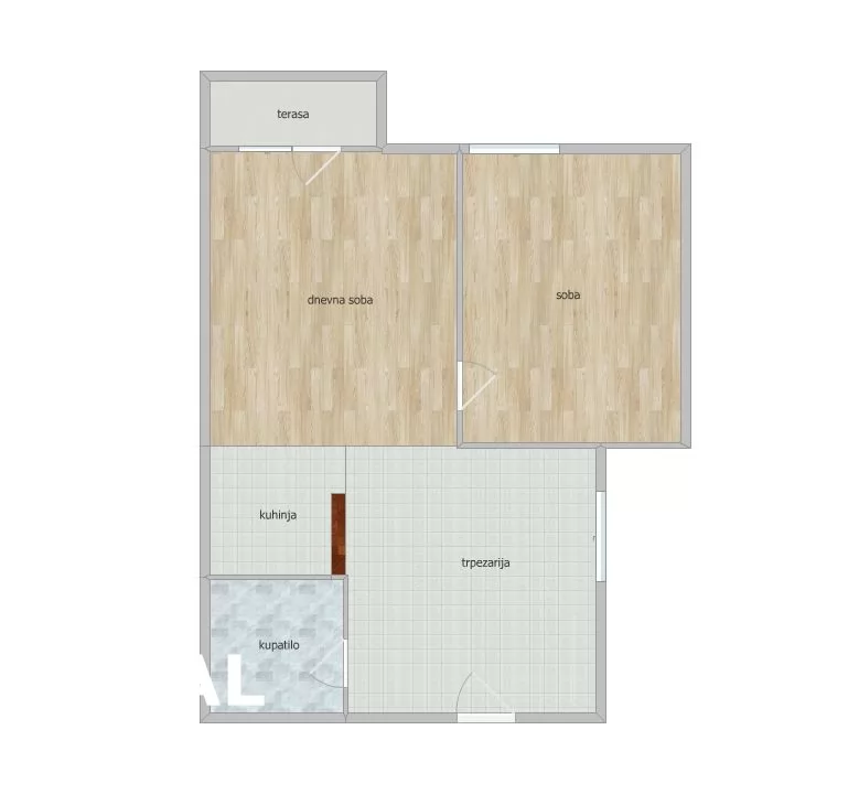 Stan,NOVI SAD,ADICE,kv: 52.00, € 140000, ID: 1097686 12