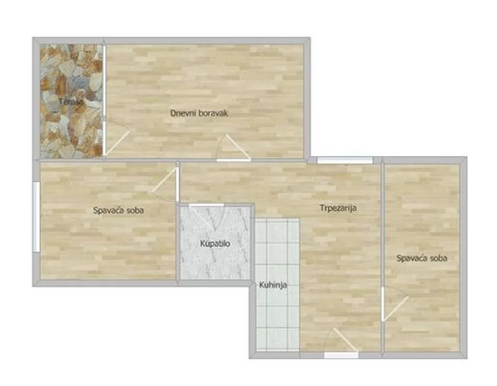 Stan,NOVI SAD,AVIJACIJA,kv: 64.00, € 155000, ID: 1098841 11