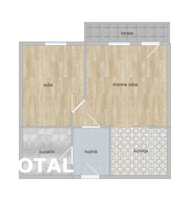 Stan,NOVI SAD,BULEVAR EVROPE,kv: 38.00, € 116000, ID: 1101242 2