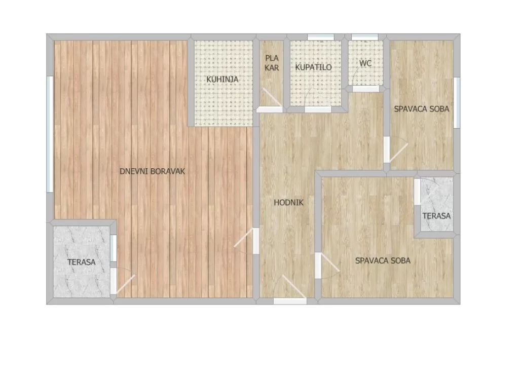 Stan,NOVI SAD,BULEVAR EVROPE,kv: 71.00, € 175000, ID: 1099952 9