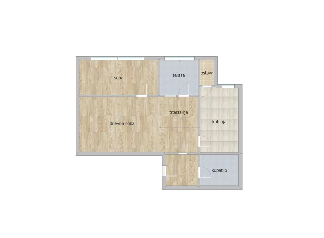 Stan,NOVI SAD,BULEVAR,kv: 41.00, € 115000, ID: 1100669 11