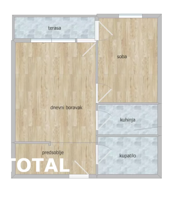 Stan,NOVI SAD,BULEVAR,kv: 49.00, € 137200, ID: 1100298 2