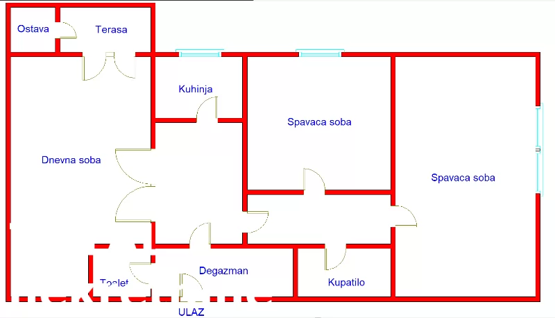 Stan,NOVI SAD,BULEVAR,kv: 74.00, € 160000, ID: 1099469 2