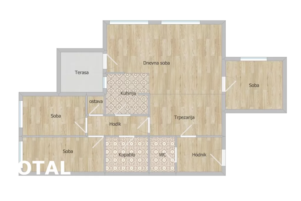 Stan,NOVI SAD,BULEVAR PATRIJARHA PAVLA,kv: 92.00, € 184000, ID: 1100974 24