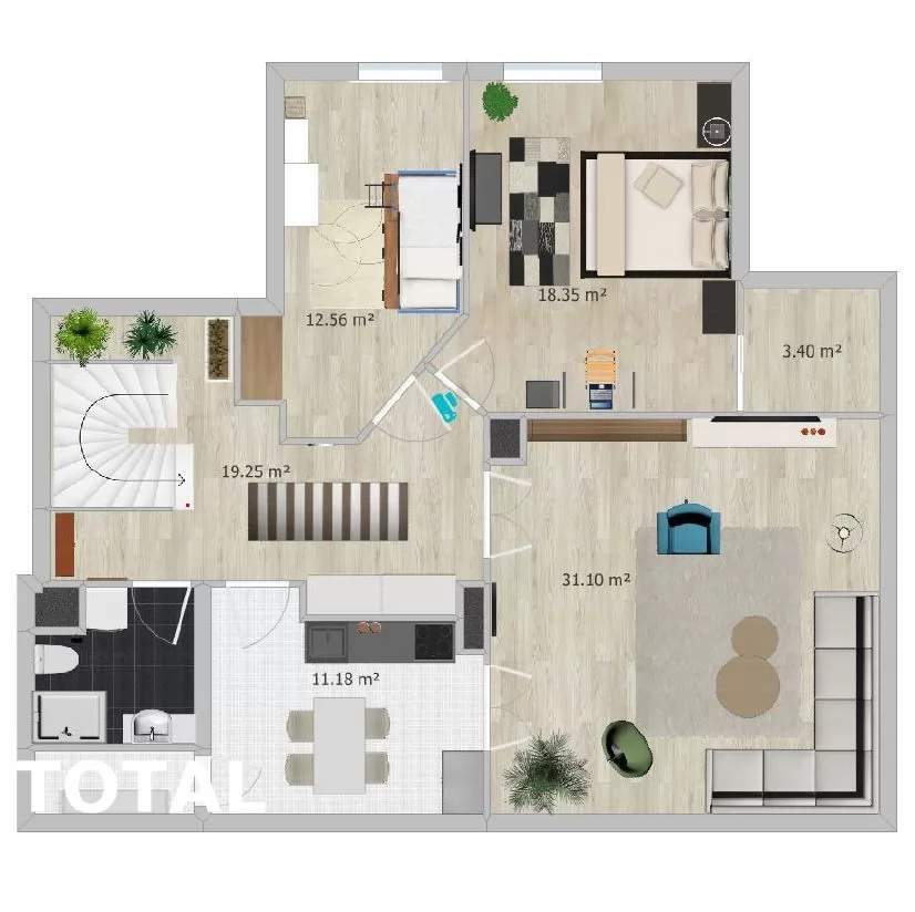 Stan,NOVI SAD,CENTAR,kv: 108.00, € 256470, ID: 1094134 15