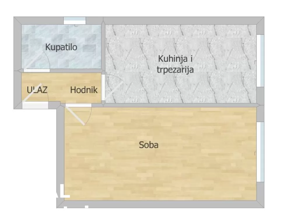 Stan,NOVI SAD,CENTAR,kv: 26.00, € 109180, ID: 1100335 11