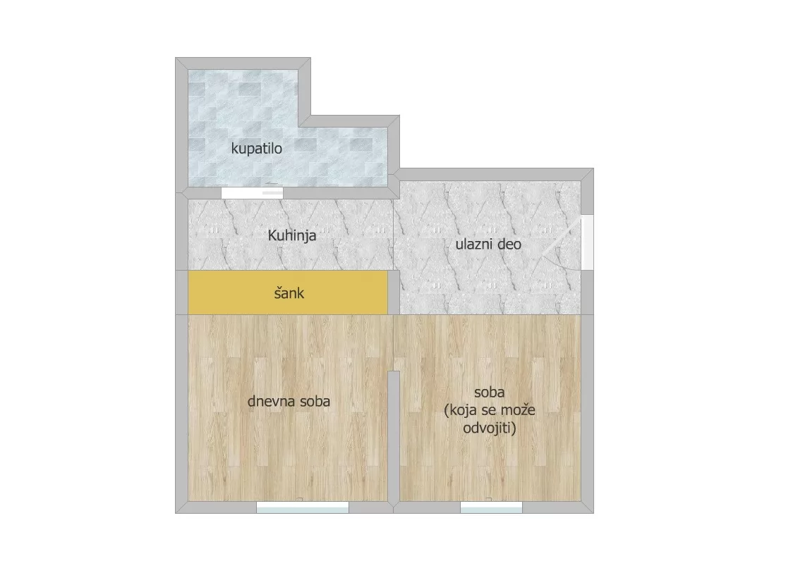 Stan,NOVI SAD,CENTAR,kv: 37.00, € 114700, ID: 1099177 2