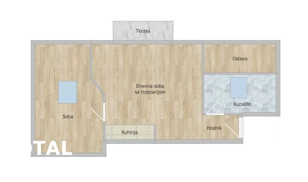 Stan,NOVI SAD,CENTAR,kv: 48.00, € 143375, ID: 1101211 12