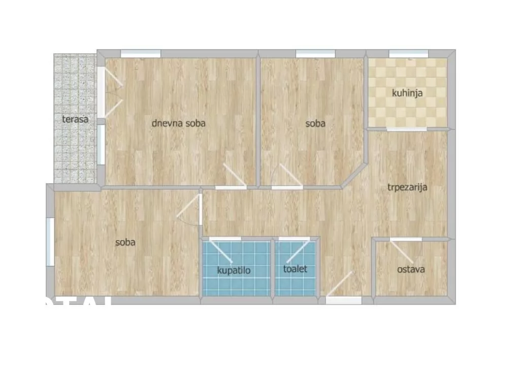 Stan,NOVI SAD,CENTAR,kv: 82.00, € 228050, ID: 1100201 18