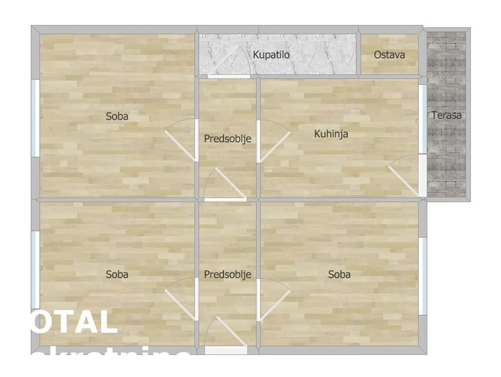 Stan,NOVI SAD,CENTAR,kv: 82.00, € 254000, ID: 1099087 10