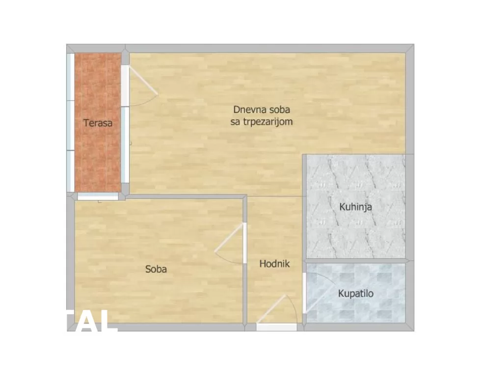 Stan,NOVI SAD,GRBAVICA,kv: 50.00, € 200000, ID: 1100608 16