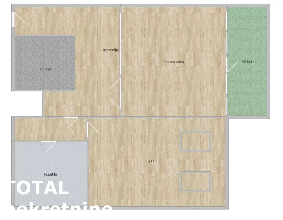 Stan,NOVI SAD,GRBAVICA,kv: 57.00, € 130000, ID: 1099908 15