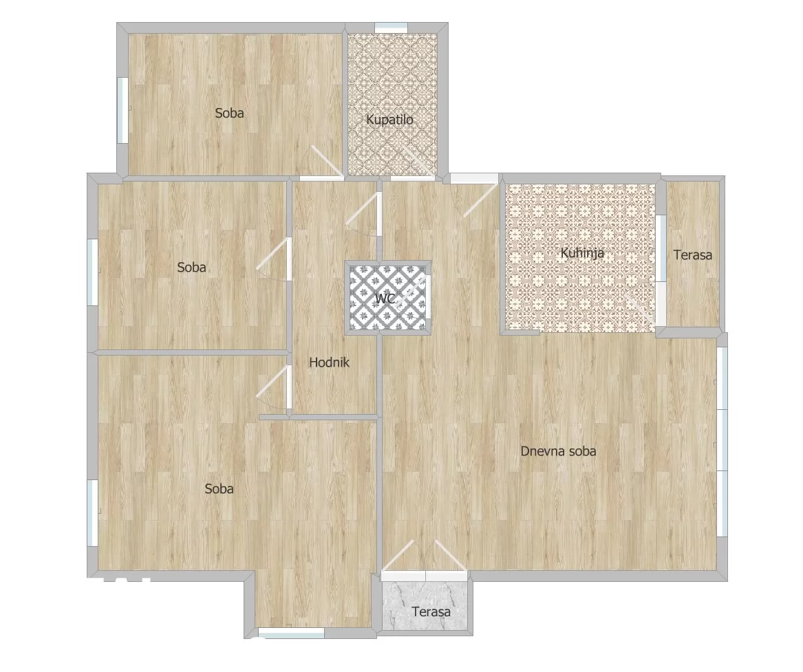 Stan,NOVI SAD,GRBAVICA,kv: 95.00, € 265000, ID: 1099810 21