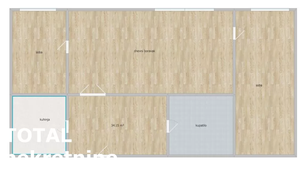 Stan,NOVI SAD,LIMAN 1,kv: 44.00, € 132000, ID: 1101152 2