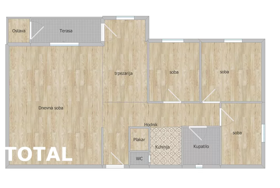 Stan,NOVI SAD,LIMAN 1,kv: 72.00, € 215000, ID: 1100618 2