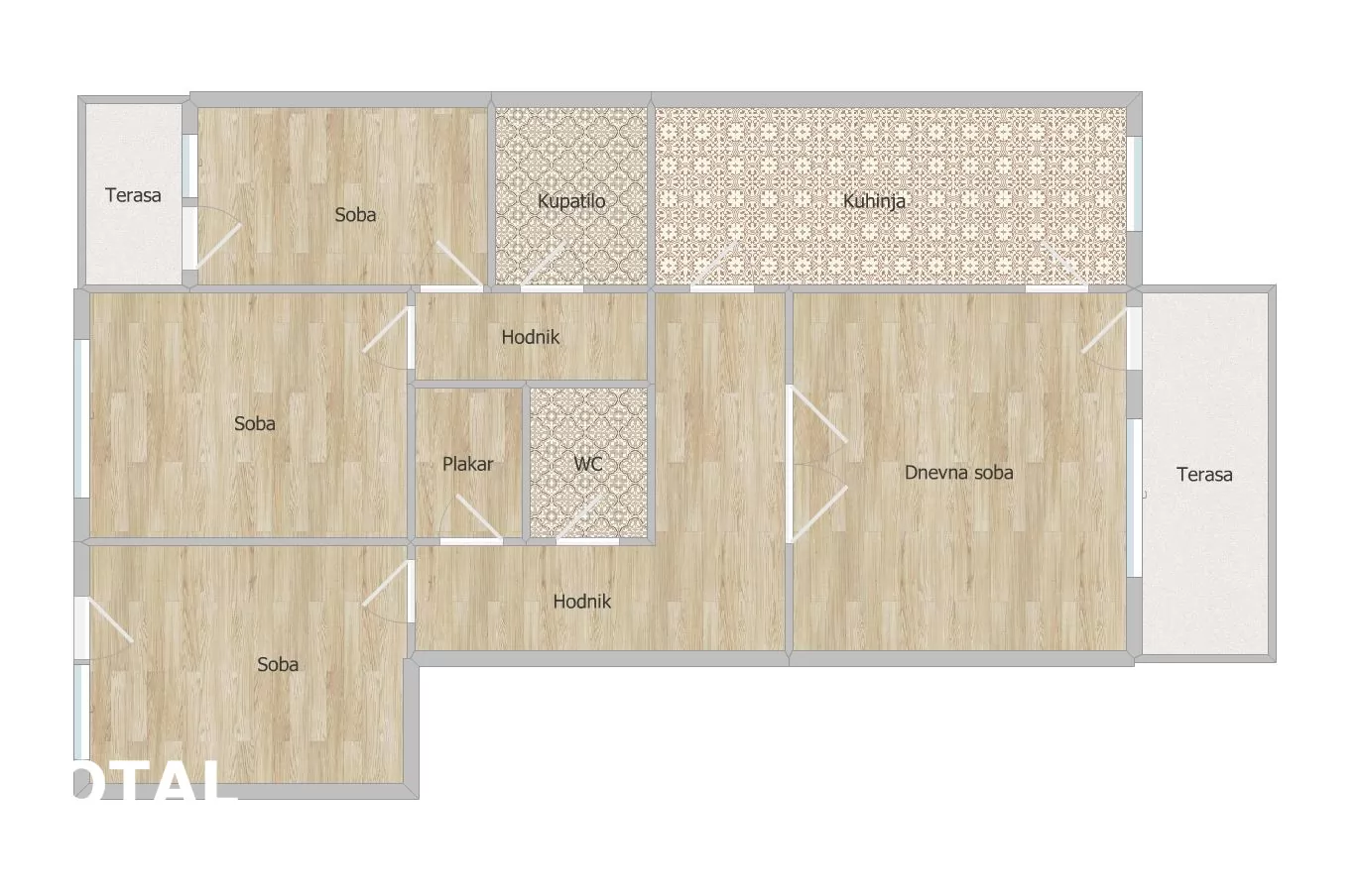 Stan,NOVI SAD,LIMAN 3,kv: 86.00, € 248000, ID: 1101037 15