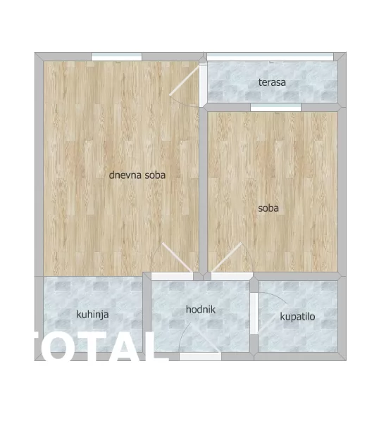 Stan,NOVI SAD,NOVA DETELINARA,kv: 41.00, € 120000, ID: 1099027 2