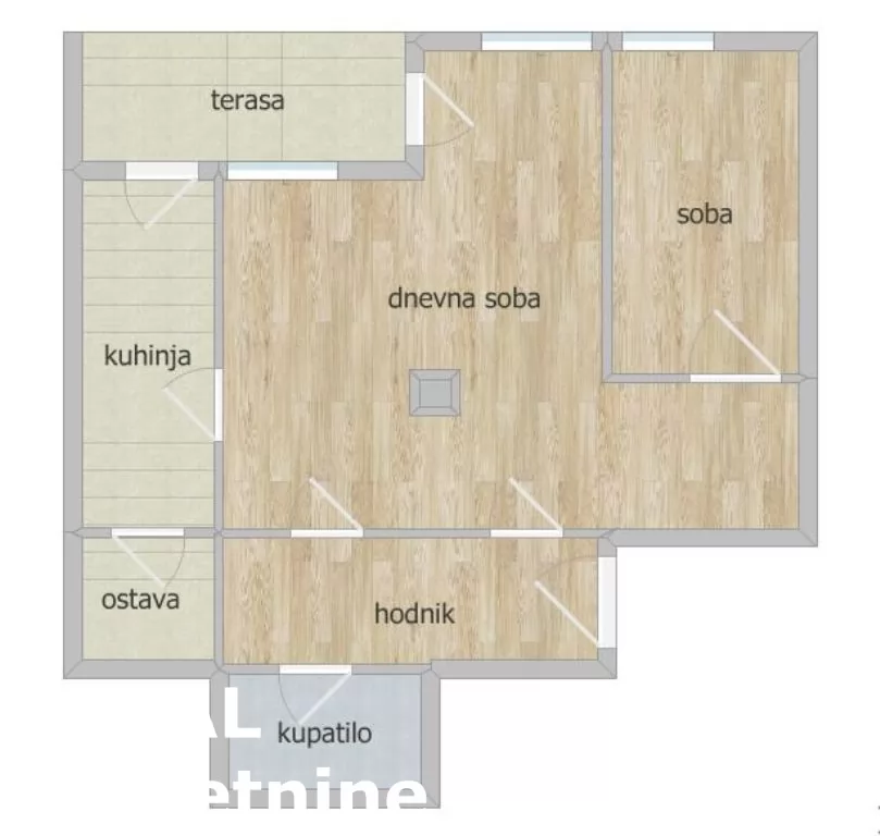 Stan,NOVI SAD,NOVA DETELINARA,kv: 54.00, € 130000, ID: 1100938 16