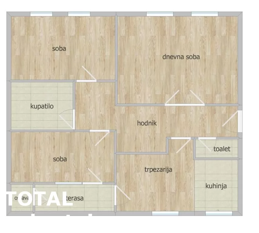 Stan,NOVI SAD,NOVA DETELINARA,kv: 82.00, € 215000, ID: 1100969 19