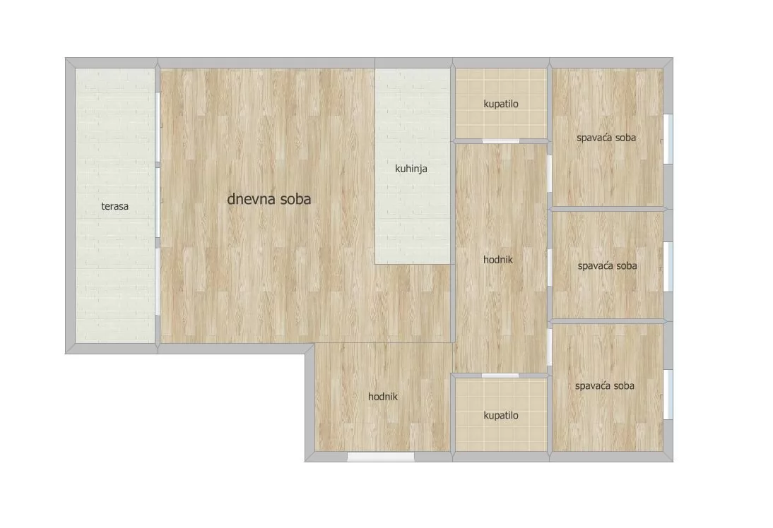 Stan,NOVI SAD,NOVA DETELINARA,kv: 90.00, € 274500, ID: 1101112 16