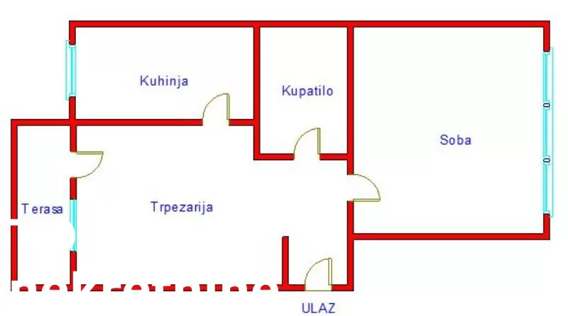 Stan,NOVI SAD,NOVO NASELJE - ŠARENGRAD,kv: 46.00, € 115000, ID: 1098486 20