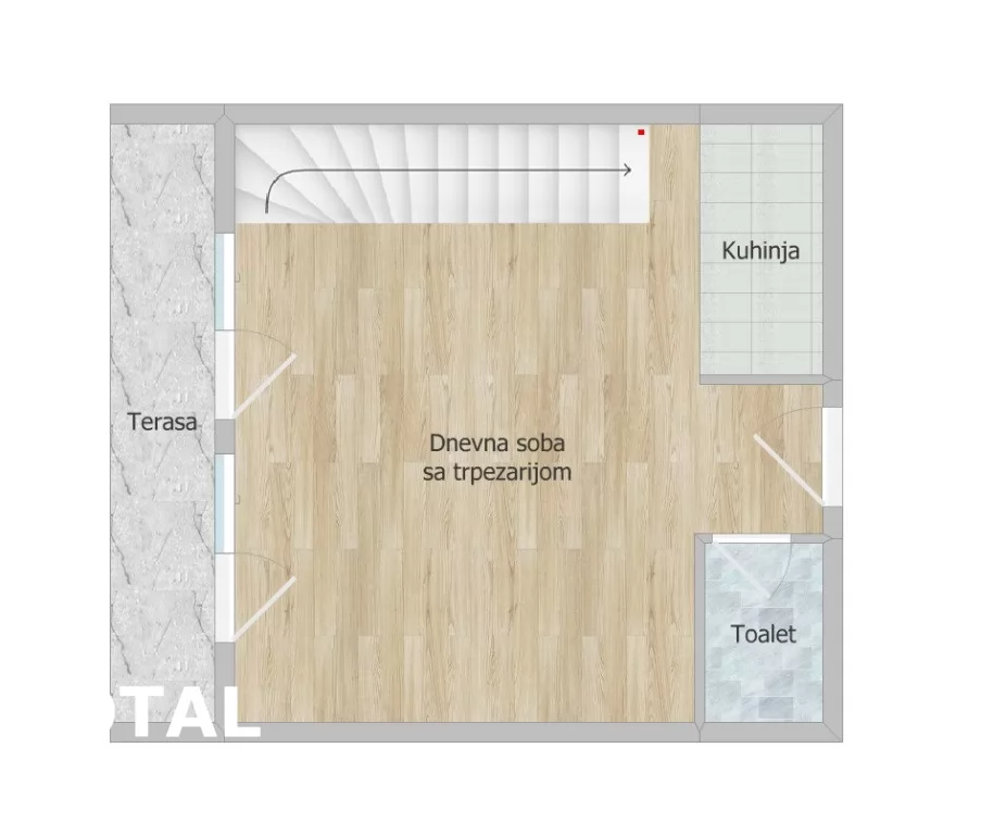 Stan,NOVI SAD,PODBARA,kv: 105.00, € 273000, ID: 1101305 15