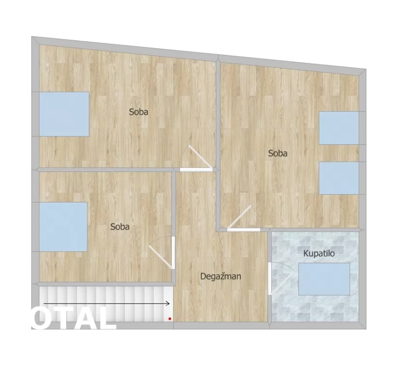 Stan,NOVI SAD,PODBARA,kv: 105.00, € 273000, ID: 1101305 16