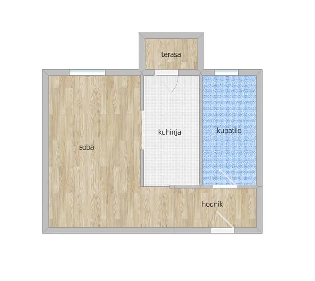 Stan,NOVI SAD,PODBARA,kv: 24.00, € 71000, ID: 1100925 13