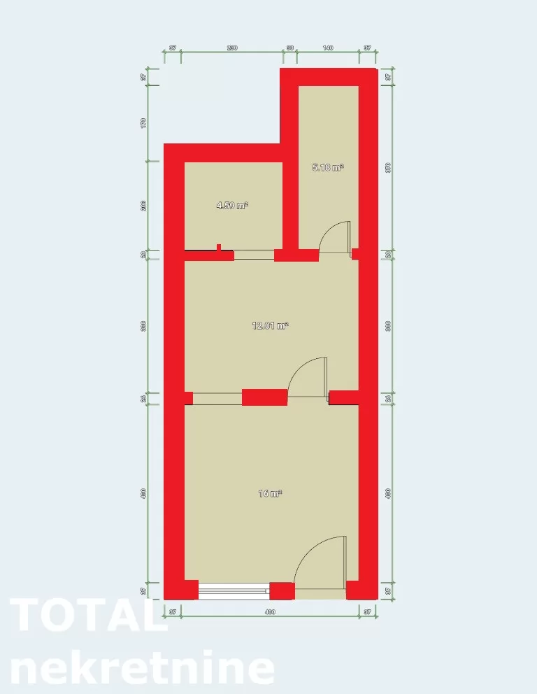 Stan,NOVI SAD,PODBARA,kv: 36.00, € 86000, ID: 1099895 2